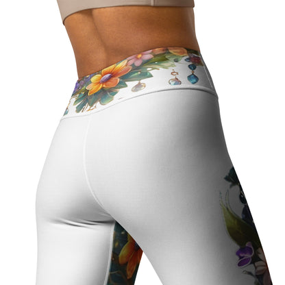 Super soft stretchy Yoga Leggings Roses gate