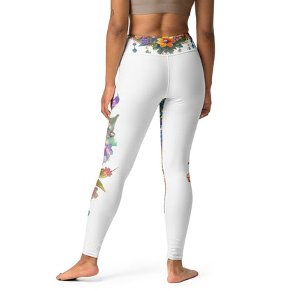 Super soft stretchy Yoga Leggings Roses gate