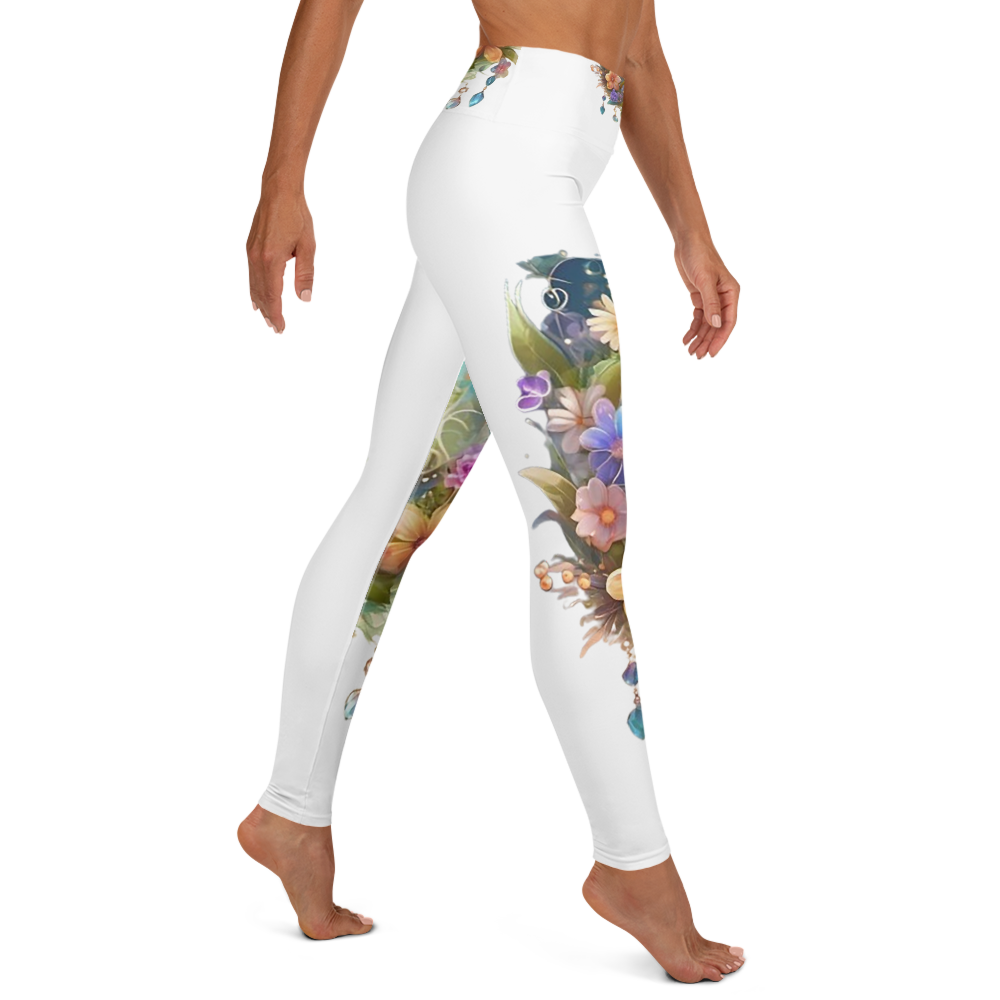 Super soft stretchy Yoga Leggings Roses gate
