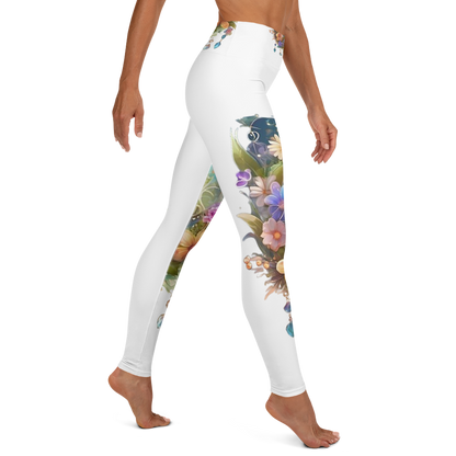Super soft stretchy Yoga Leggings Roses gate