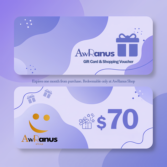 $70 Gift Card & Shopping Voucher