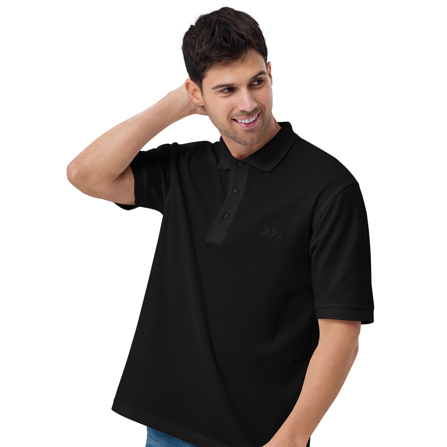 Embroidered Men's Premium Polo Shirt