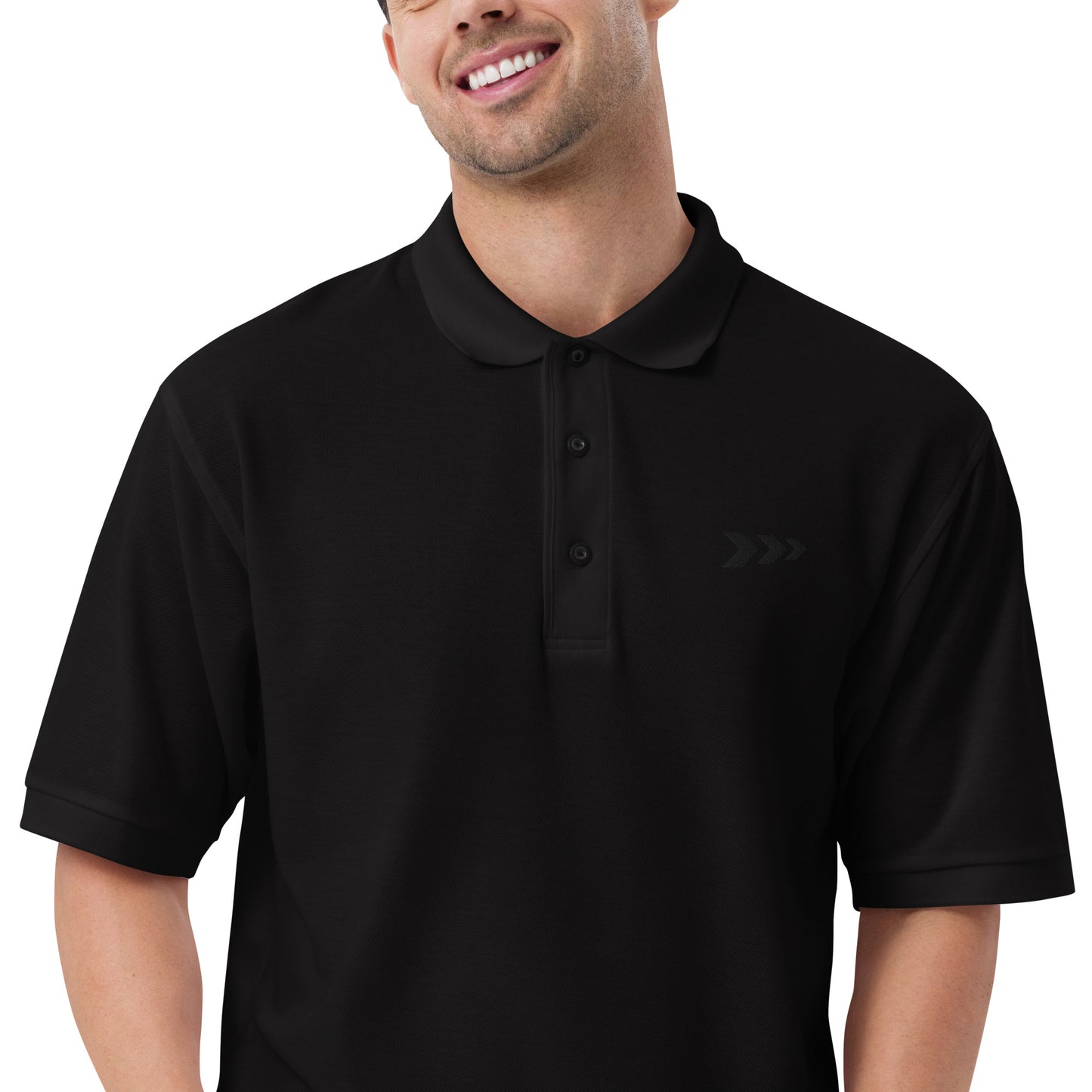 Embroidered Men's Premium Polo Shirt