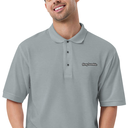 Stay Sumble - Embroidered Men's Premium Polo Shirt