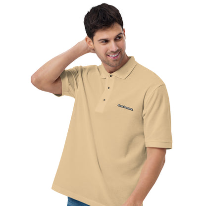 Less Is More - Embroidered Men's Premium Polo Shirt