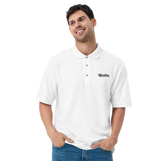 Breathe - Embroidered Men's Premium Polo Shirt