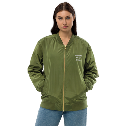 Unisex | Elevate Your Game - Premium Recycled Bomber Jacket