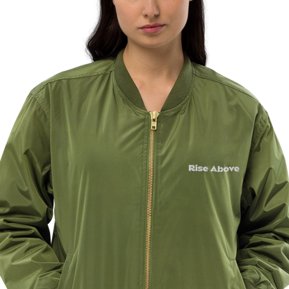 Unisex | Rise Above - Premium Recycled Bomber Jacket