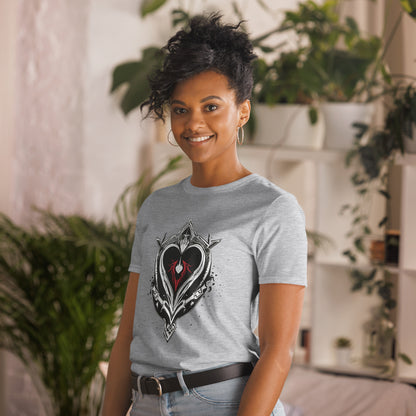 Unisex | Black Heart Candle Short-Sleeve T-Shirt