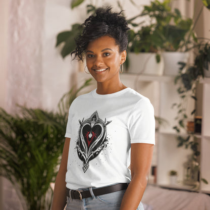 Unisex | Black Heart Candle Short-Sleeve T-Shirt