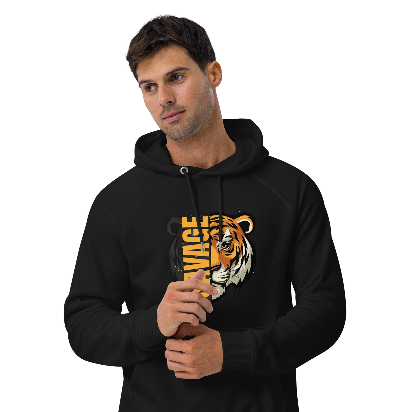 Unisex | Savage Tiger Raglan Hoodie