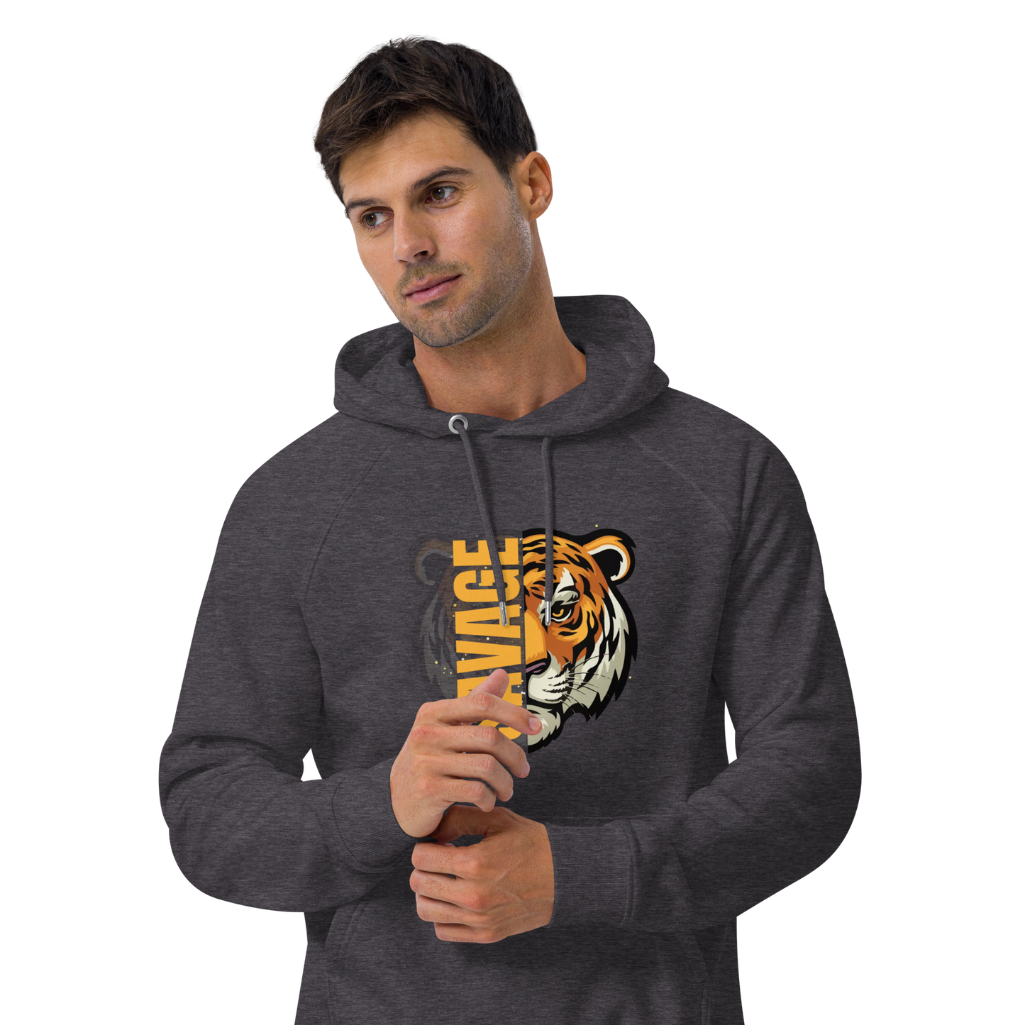 Unisex | Savage Tiger Raglan Hoodie