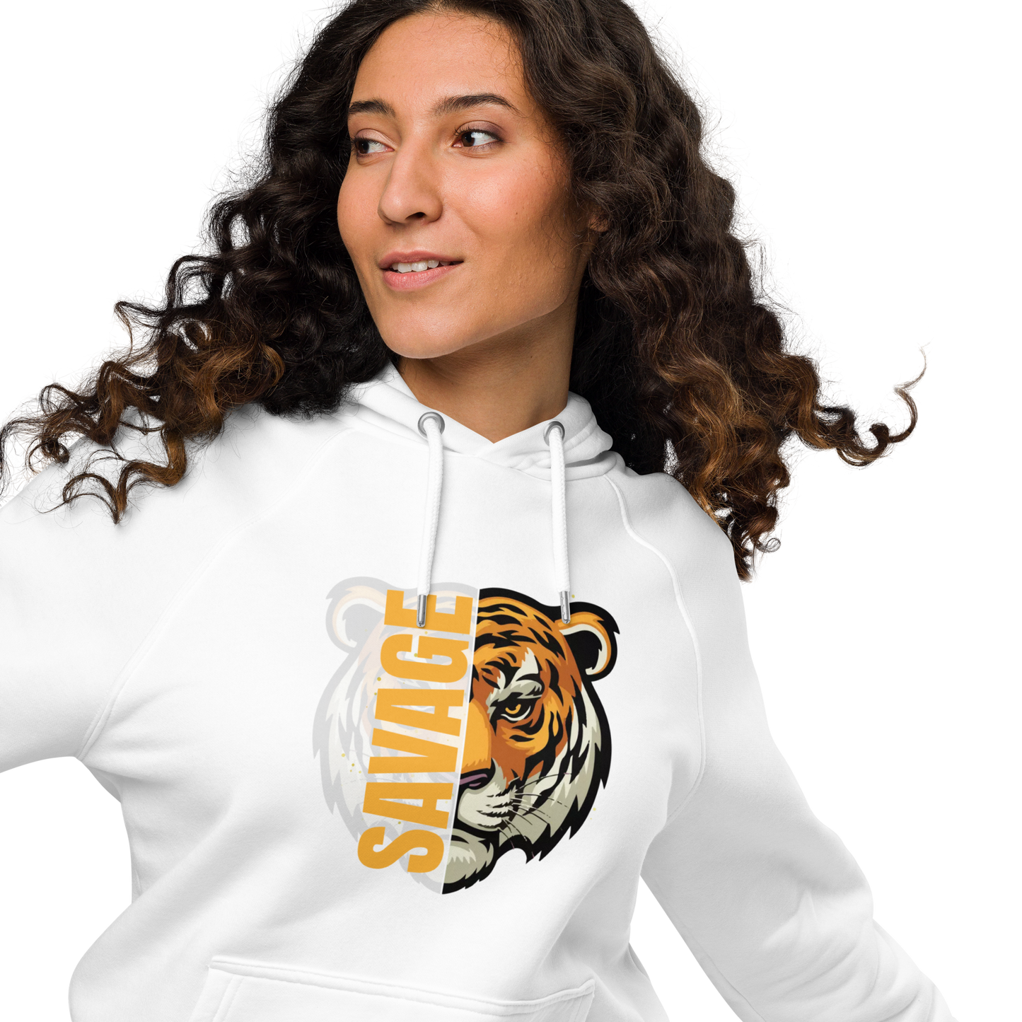 Unisex | Savage Tiger Raglan Hoodie