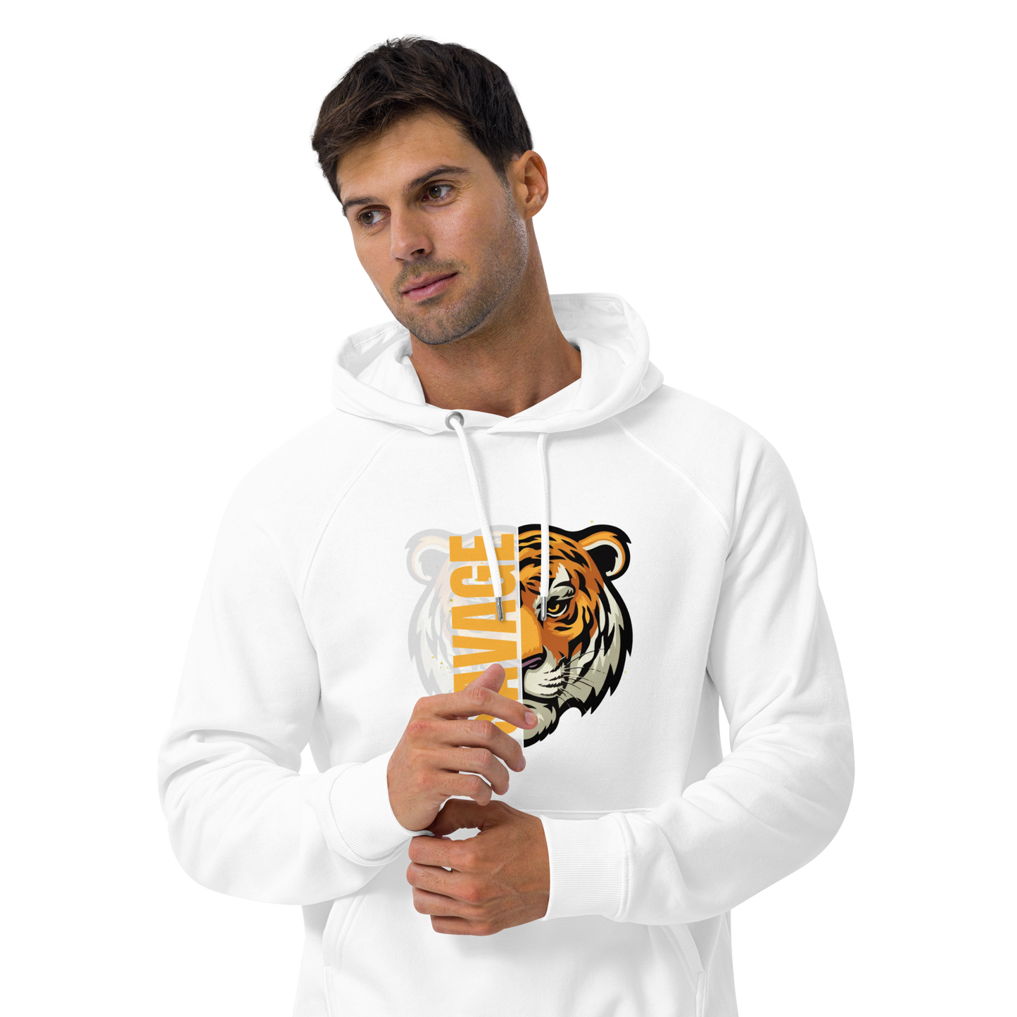 Unisex | Savage Tiger Raglan Hoodie