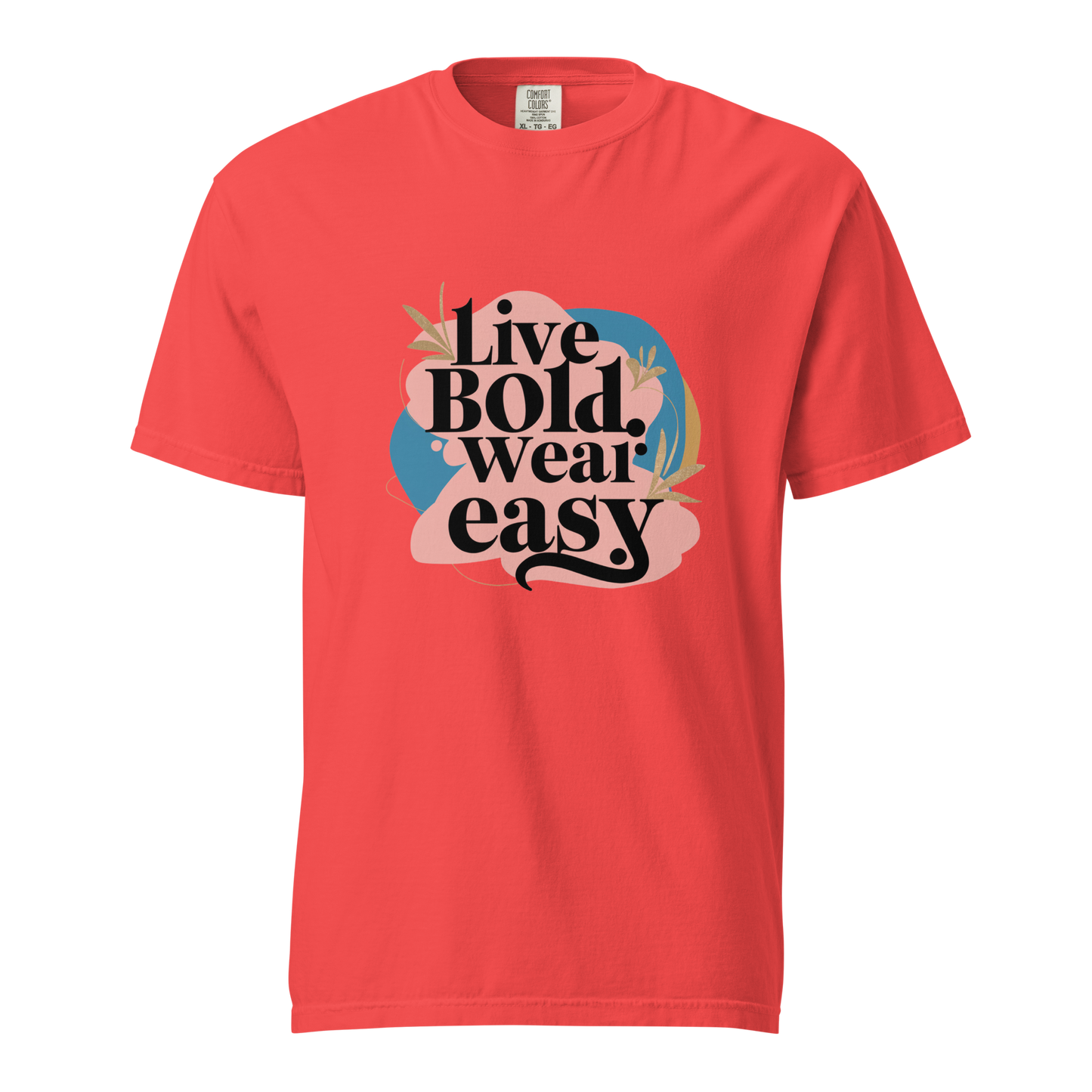 Unisex garment-dyed heavyweight t-shirt | Live Bold Wear Easy