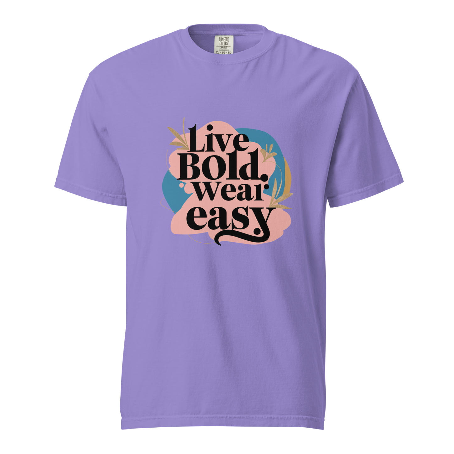 Unisex garment-dyed heavyweight t-shirt | Live Bold Wear Easy