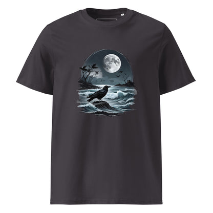 Unisex | Moon, Crow, Beach - Soft Organic Cotton T-Shirt