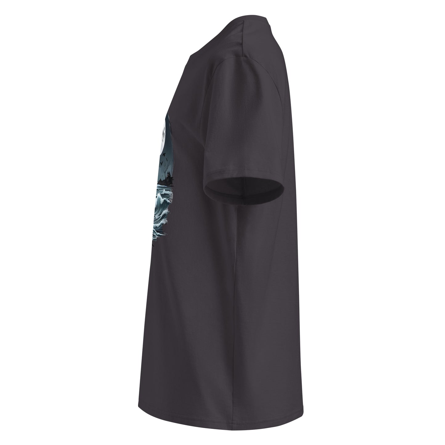 Unisex | Moon, Crow, Beach - Soft Organic Cotton T-Shirt