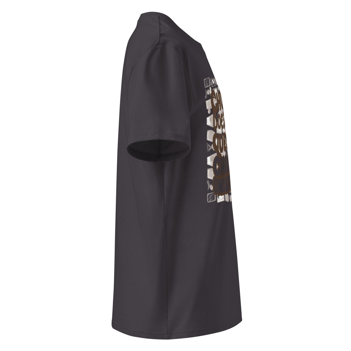 Unisex | Chocolate Doesn't Ask Questions Chocolate Understands Organic Cotton T-Shirt