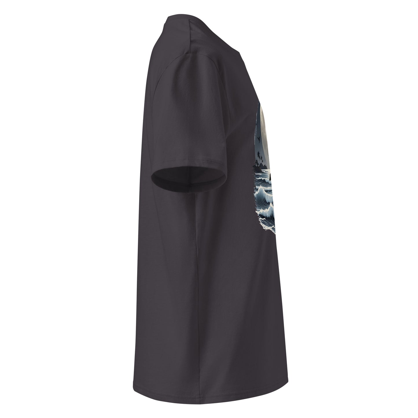 Unisex | Moonlight, Crow, Beach - Organic Cotton T-Shirt