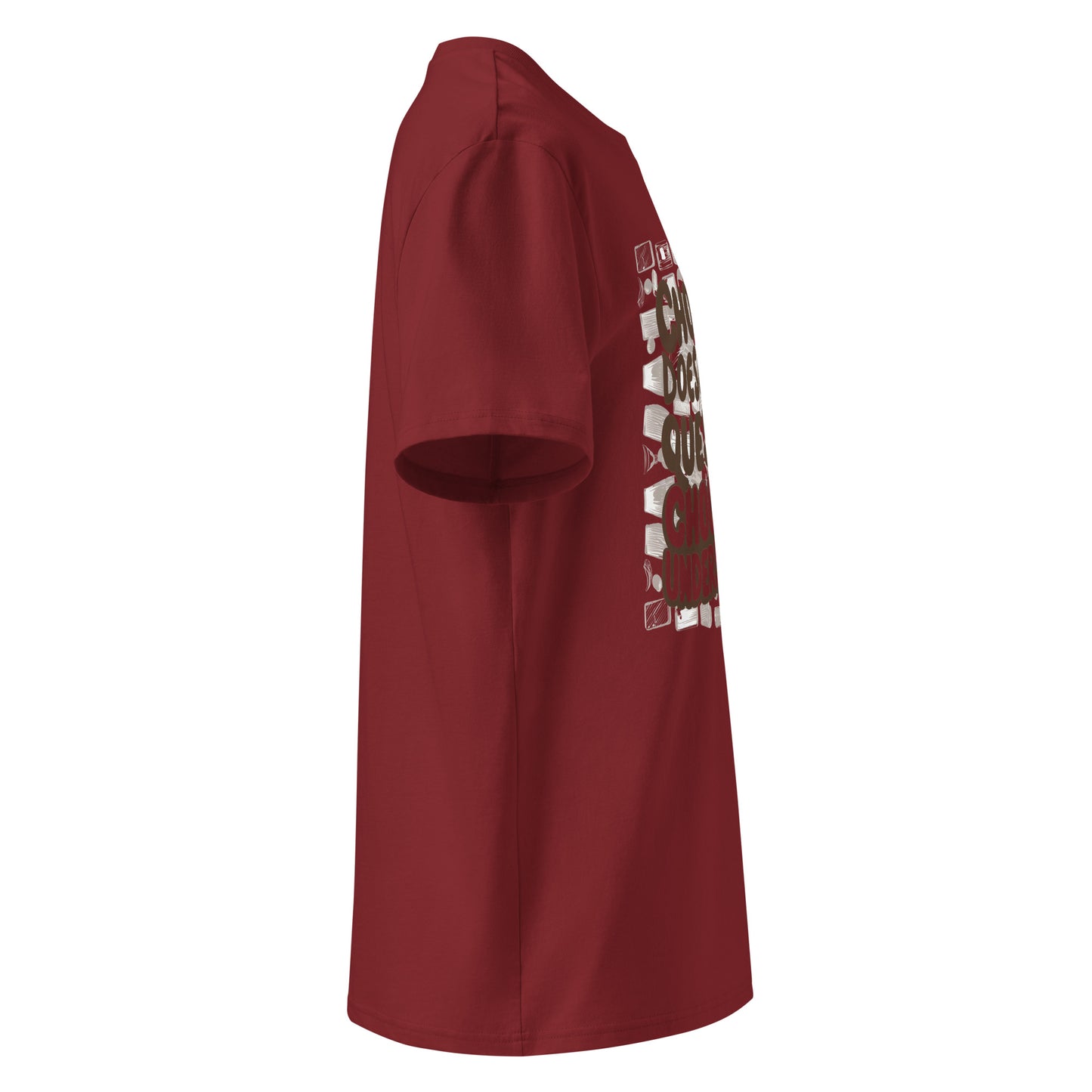 Unisex | Chocolate Doesn't Ask Questions Chocolate Understands Organic Cotton T-Shirt