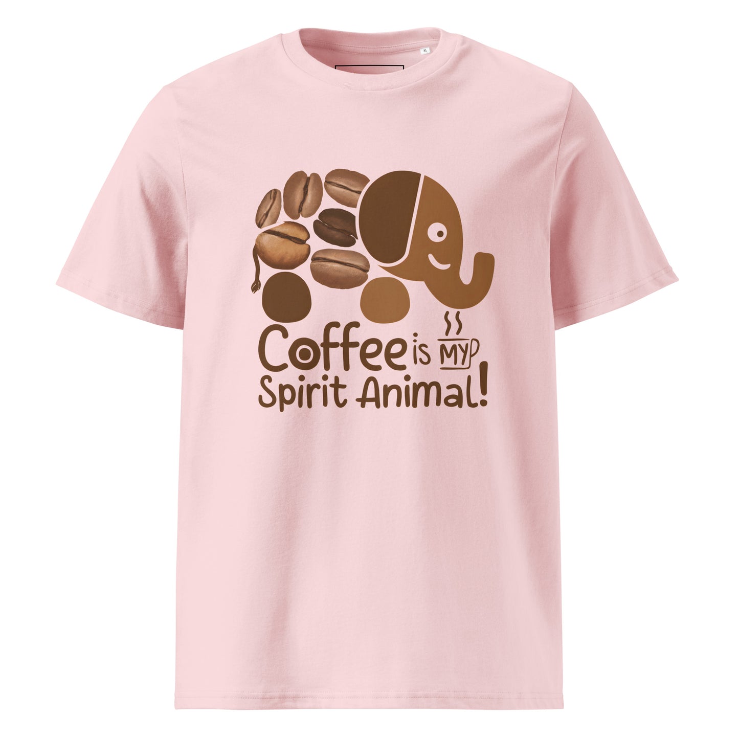 Unisex | Coffee Is My Spirit Animal Organic Cotton T-Shirt