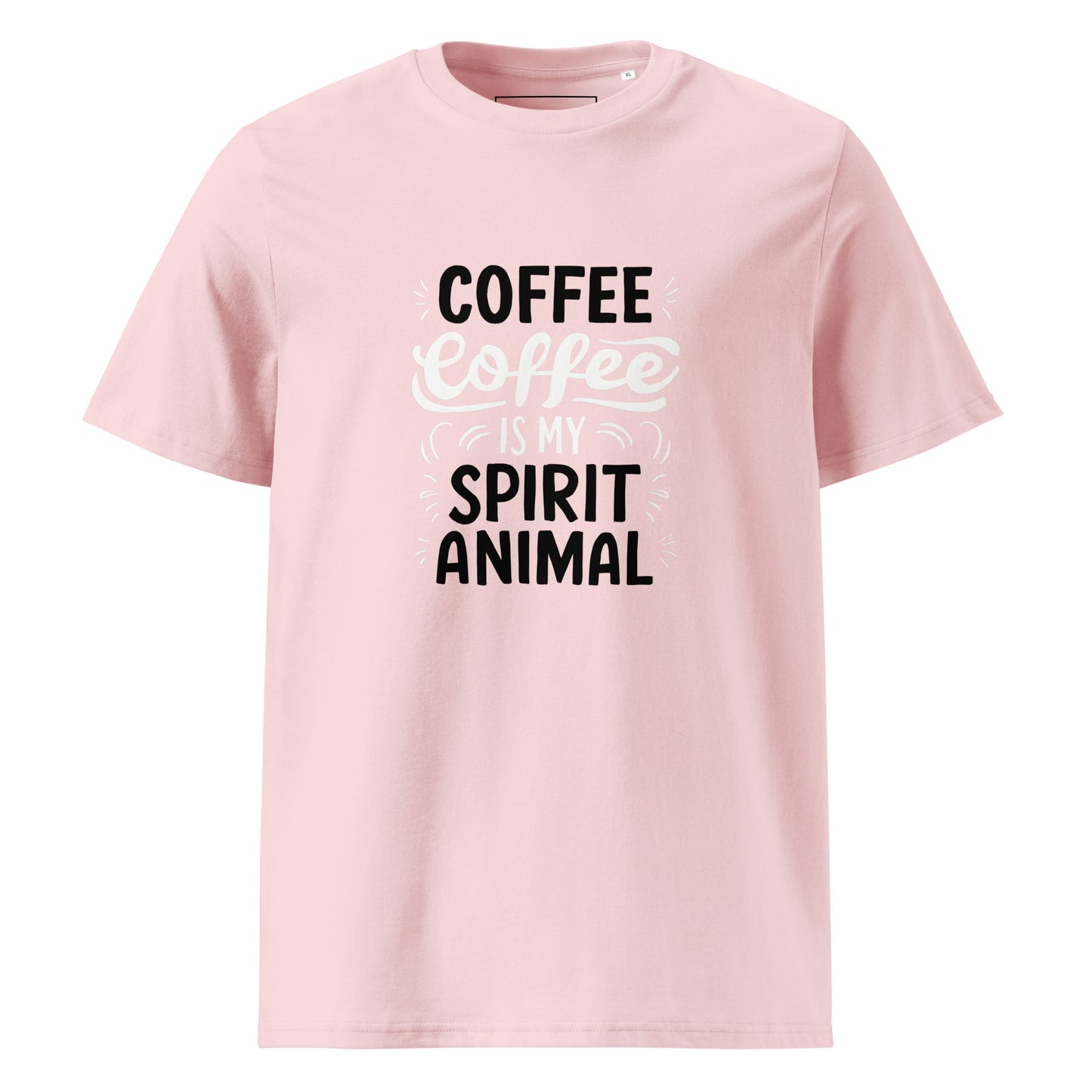 Unisex | Coffee Is My Spirit Animal Organic Cotton T-Shirt