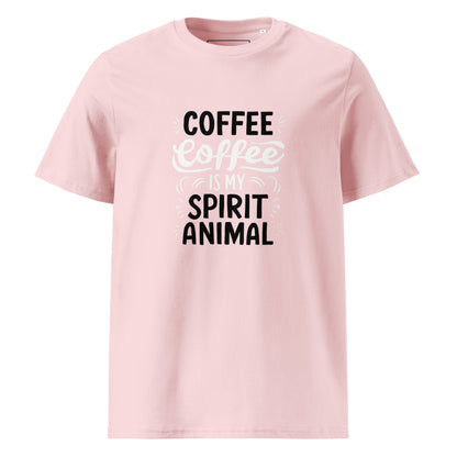 Unisex | Coffee Is My Spirit Animal Organic Cotton T-Shirt
