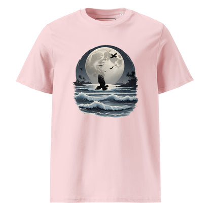 Unisex | Moonlight, Crow, Beach - Organic Cotton T-Shirt