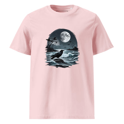 Unisex | Moon, Crow, Beach - Soft Organic Cotton T-Shirt