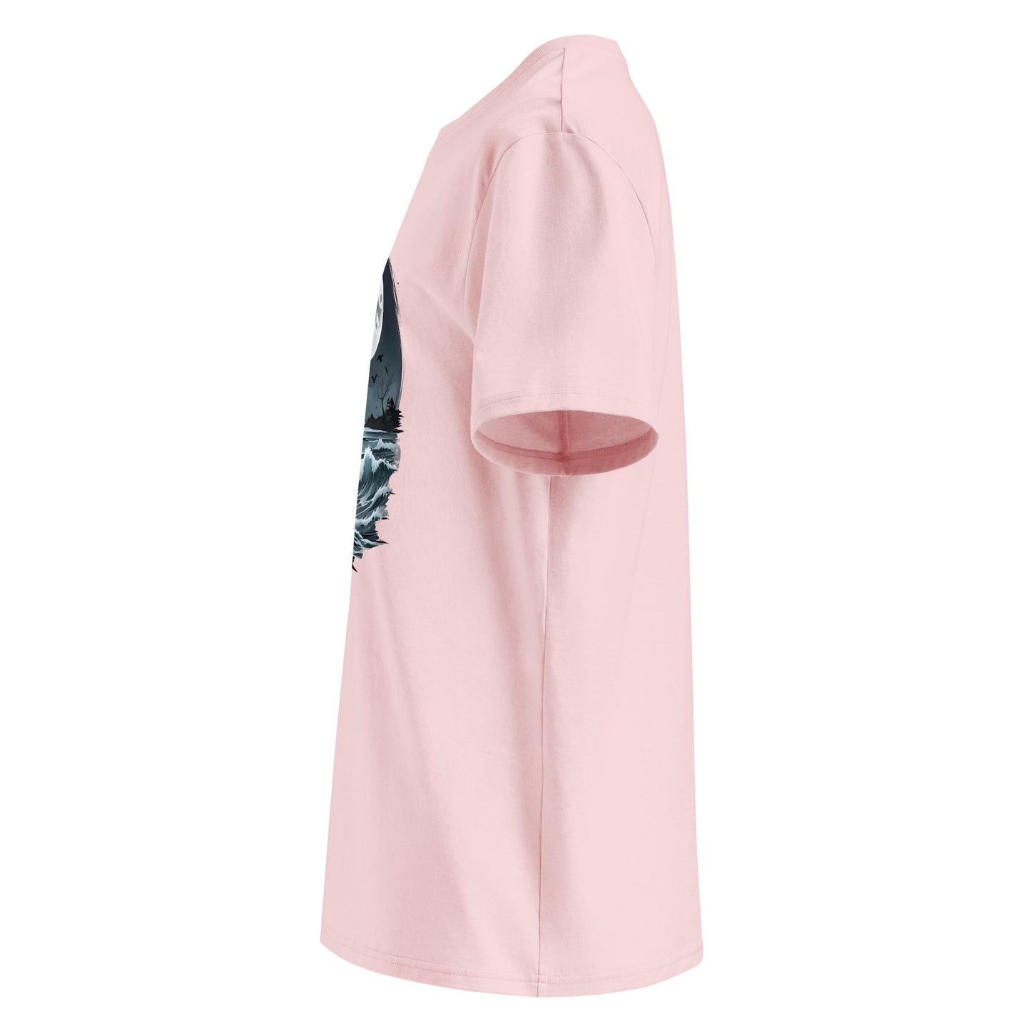 Unisex | Moon, Crow, Beach - Soft Organic Cotton T-Shirt