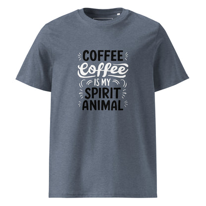 Unisex | Coffee Is My Spirit Animal Organic Cotton T-Shirt