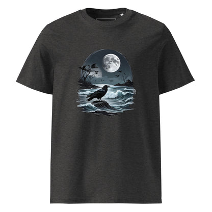 Unisex | Moon, Crow, Beach - Soft Organic Cotton T-Shirt