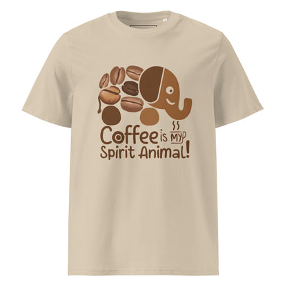 Unisex | Coffee Is My Spirit Animal Organic Cotton T-Shirt