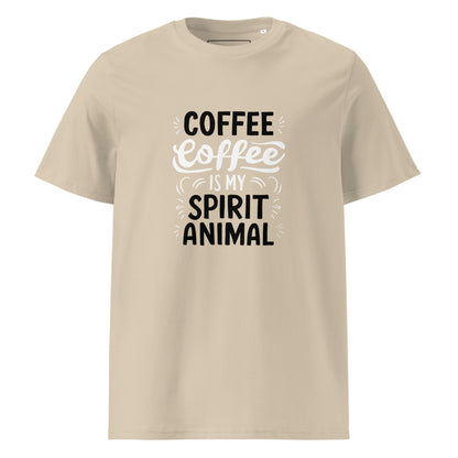 Unisex | Coffee Is My Spirit Animal Organic Cotton T-Shirt