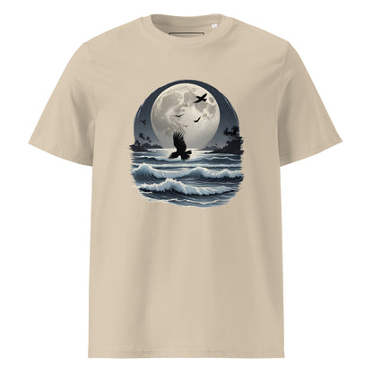 Unisex | Moonlight, Crow, Beach - Organic Cotton T-Shirt