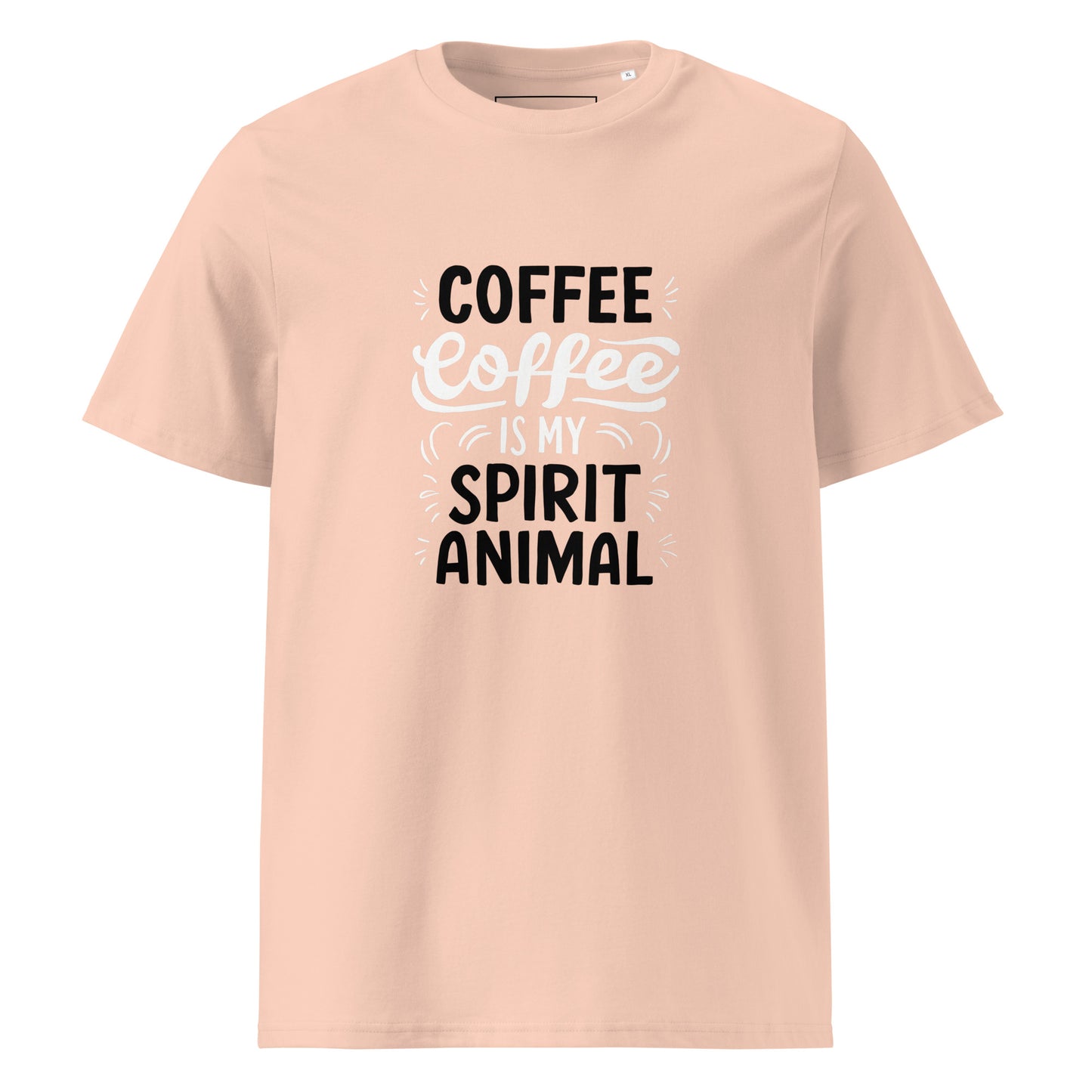 Unisex | Coffee Is My Spirit Animal Organic Cotton T-Shirt