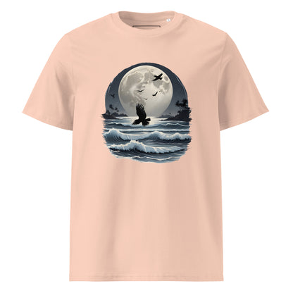 Unisex | Moonlight, Crow, Beach - Organic Cotton T-Shirt
