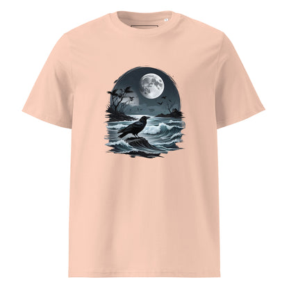 Unisex | Moon, Crow, Beach - Soft Organic Cotton T-Shirt