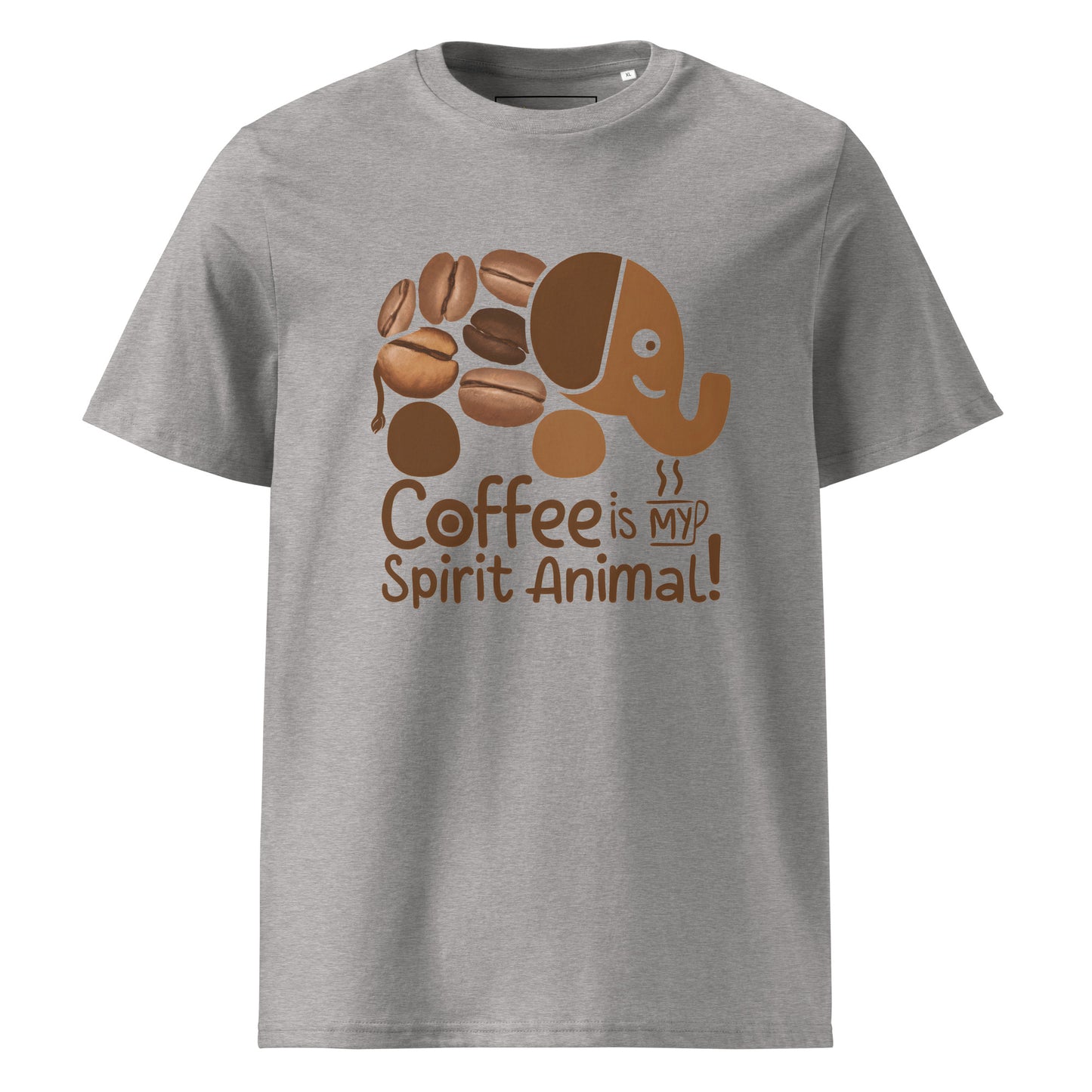 Unisex | Coffee Is My Spirit Animal Organic Cotton T-Shirt
