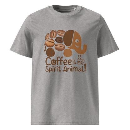 Unisex | Coffee Is My Spirit Animal Organic Cotton T-Shirt