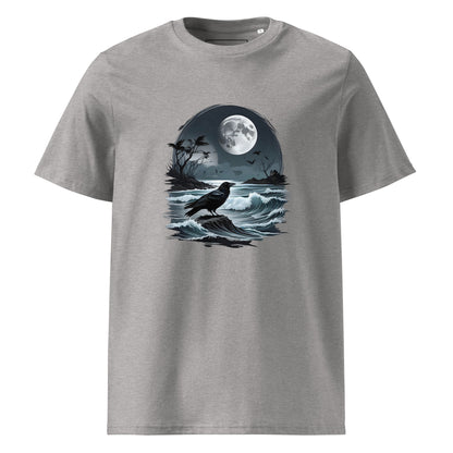 Unisex | Moon, Crow, Beach - Soft Organic Cotton T-Shirt