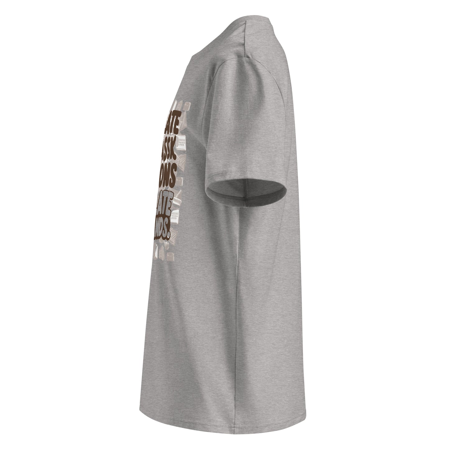 Unisex | Chocolate Doesn't Ask Questions Chocolate Understands Organic Cotton T-Shirt