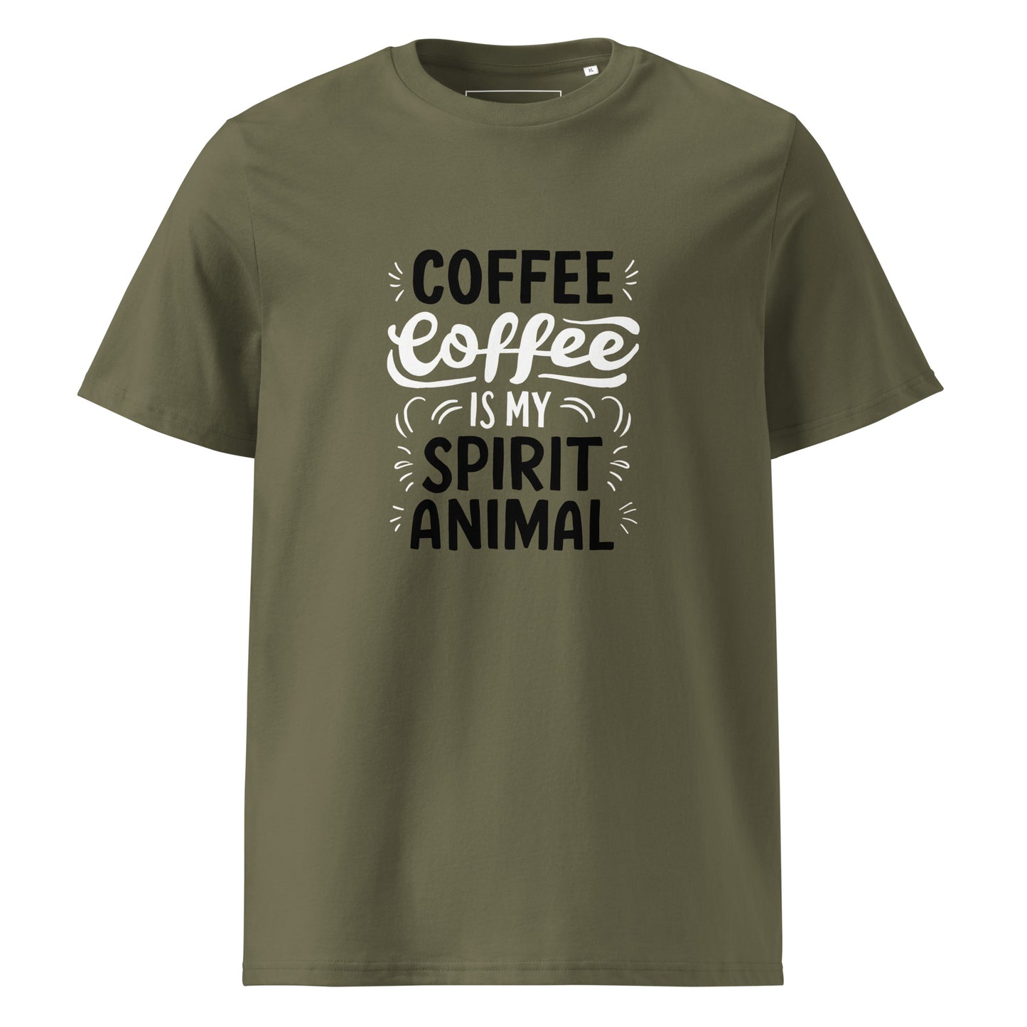 Unisex | Coffee Is My Spirit Animal Organic Cotton T-Shirt