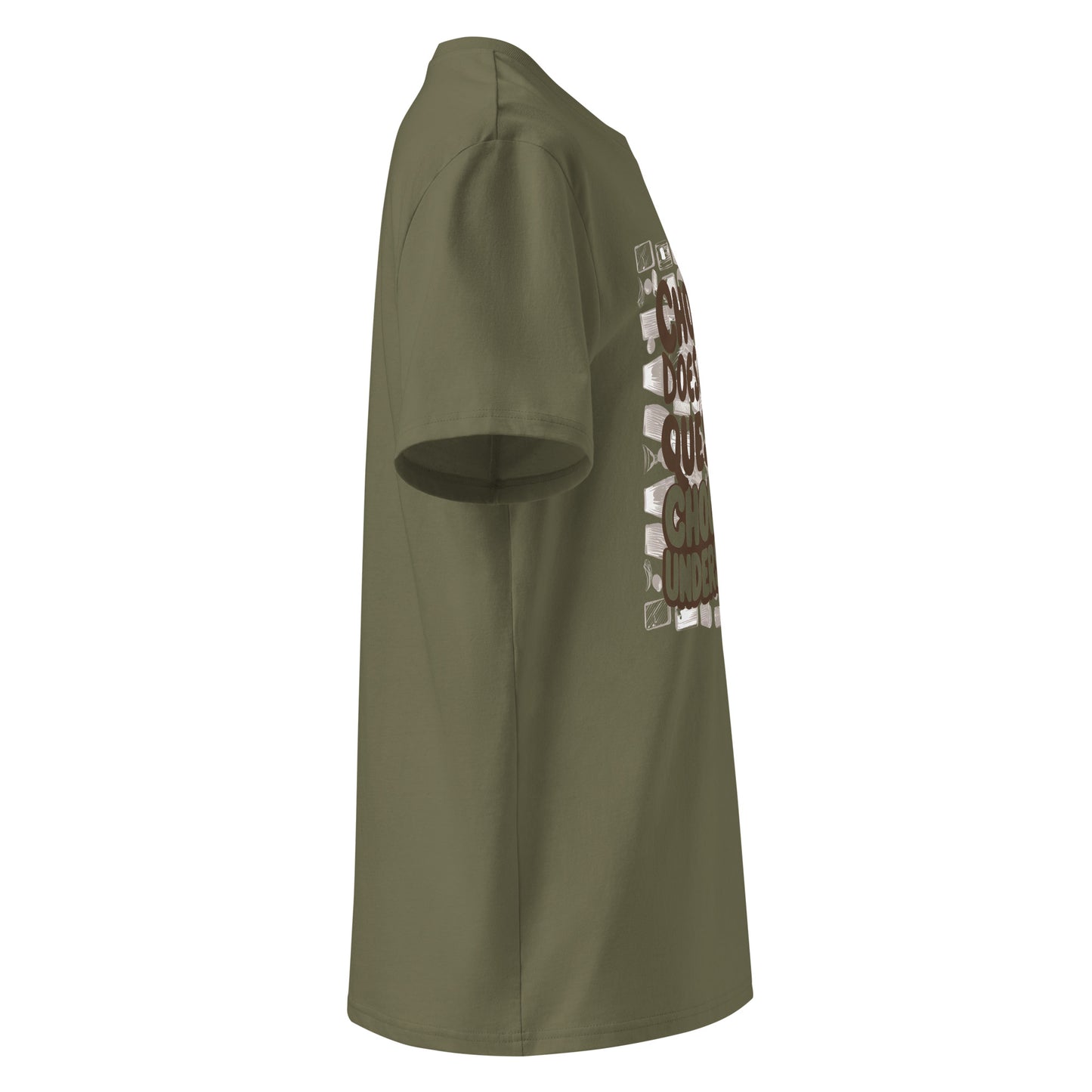 Unisex | Chocolate Doesn't Ask Questions Chocolate Understands Organic Cotton T-Shirt