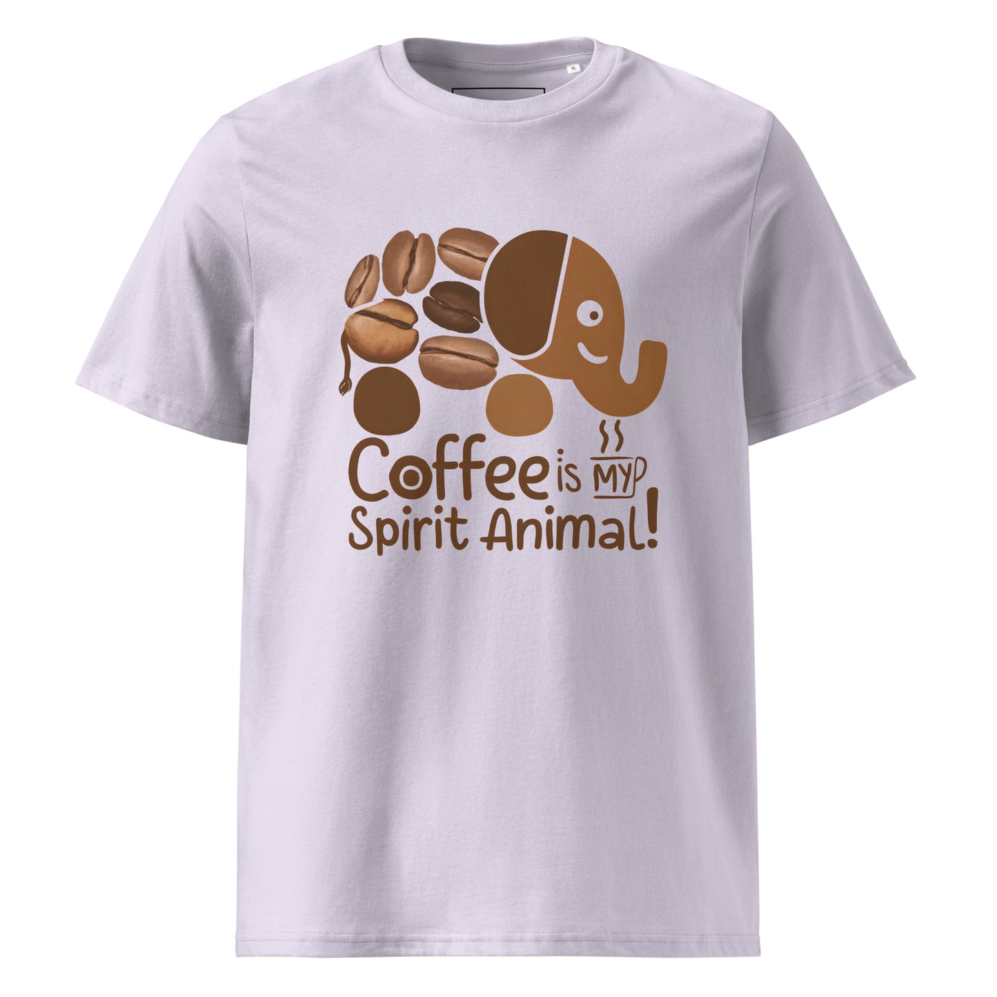 Unisex | Coffee Is My Spirit Animal Organic Cotton T-Shirt