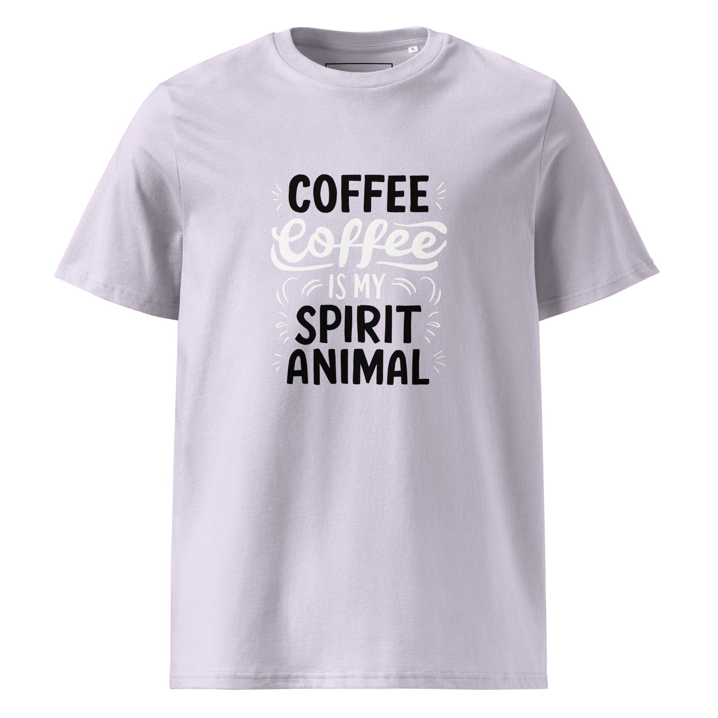 Unisex | Coffee Is My Spirit Animal Organic Cotton T-Shirt