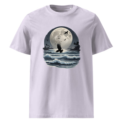 Unisex | Moonlight, Crow, Beach - Organic Cotton T-Shirt