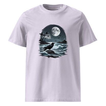 Unisex | Moon, Crow, Beach - Soft Organic Cotton T-Shirt