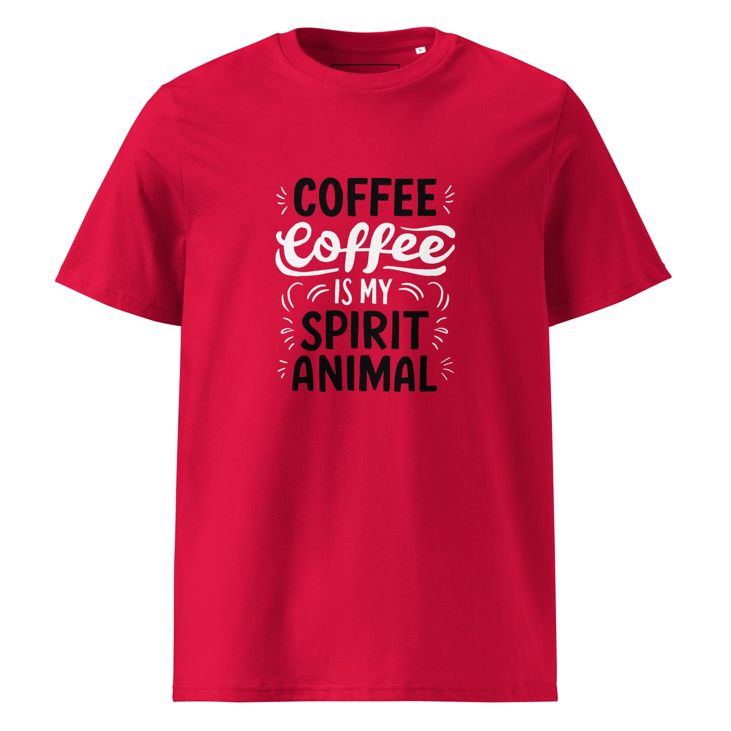 Unisex | Coffee Is My Spirit Animal Organic Cotton T-Shirt